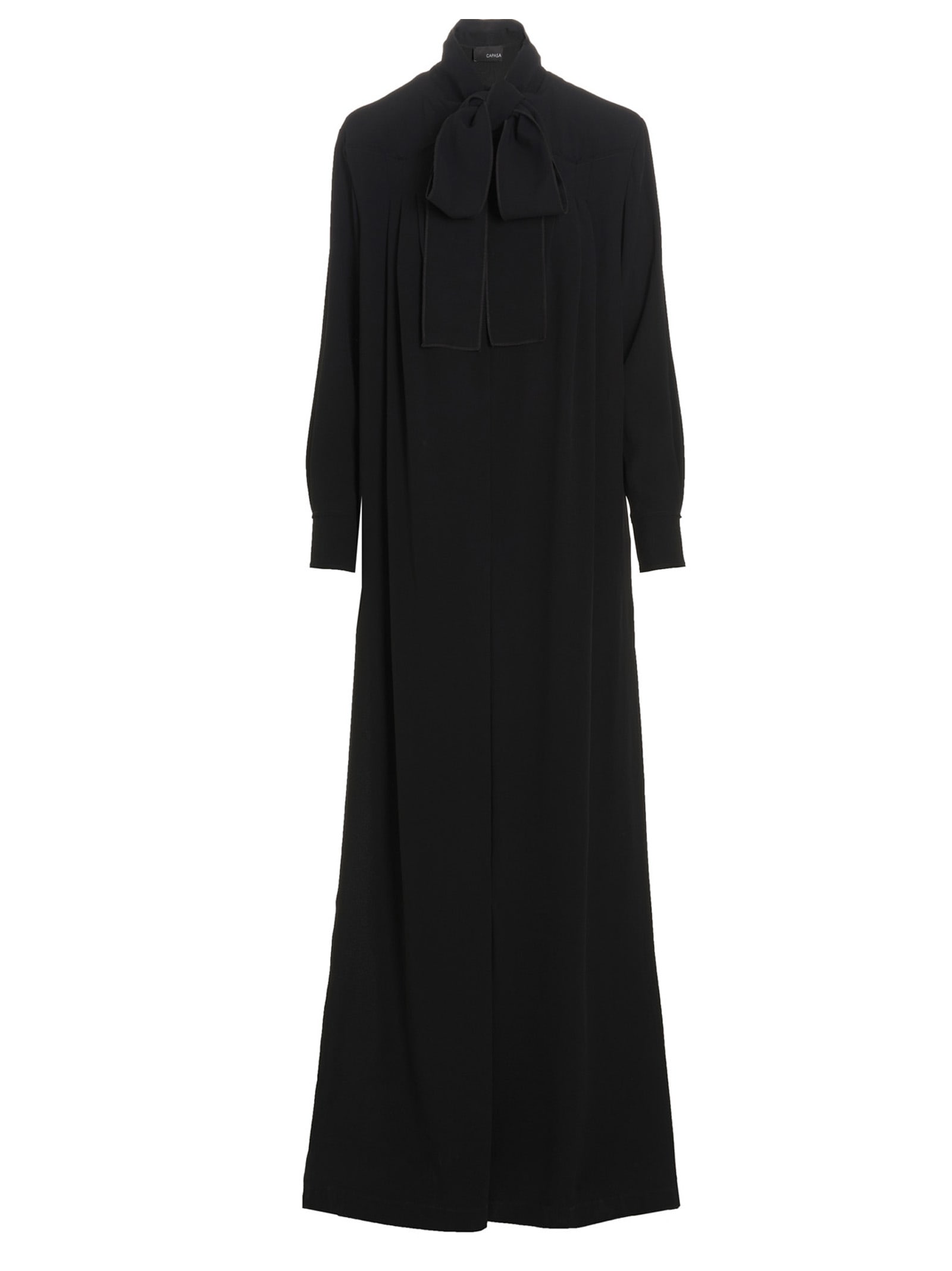Capasa Long Bow Dress