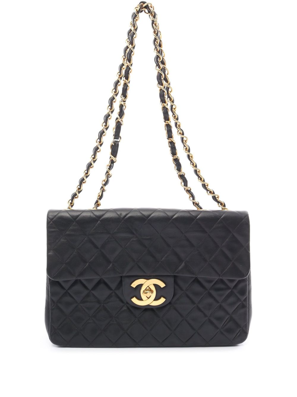 CHANEL Pre-Owned Classic Flap 单肩包（1994-1996年典藏款） - 黑色