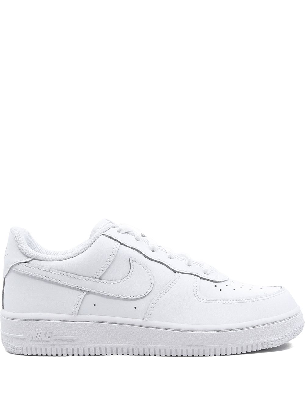 Nike Kids Air Force 1板鞋 - 白色
