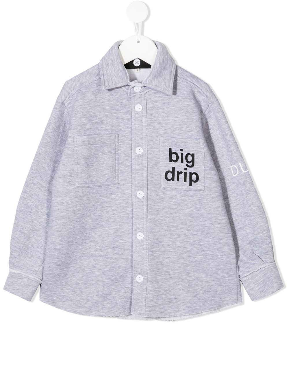 DUOltd Big Drop 长袖衬衫 - 灰色