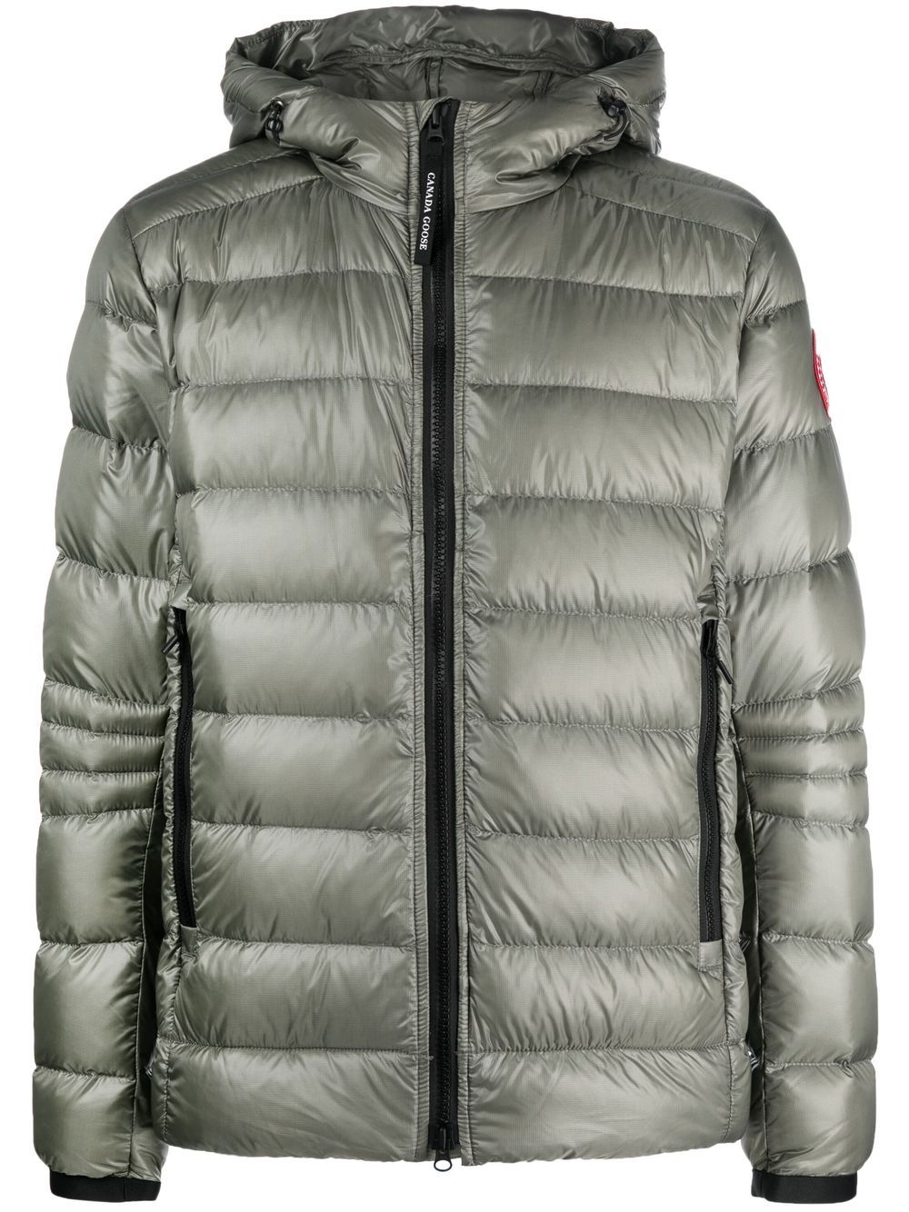Canada Goose Crofton 可收纳式连帽夹克 - 绿色