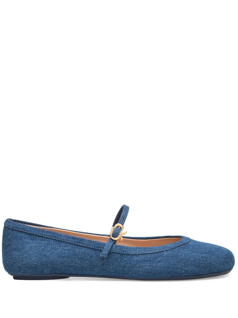 Gianvito Rossi Carla 平底鞋 - 蓝色