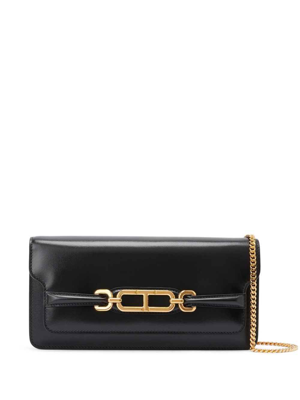 TOM FORD logo单肩包 - 黑色