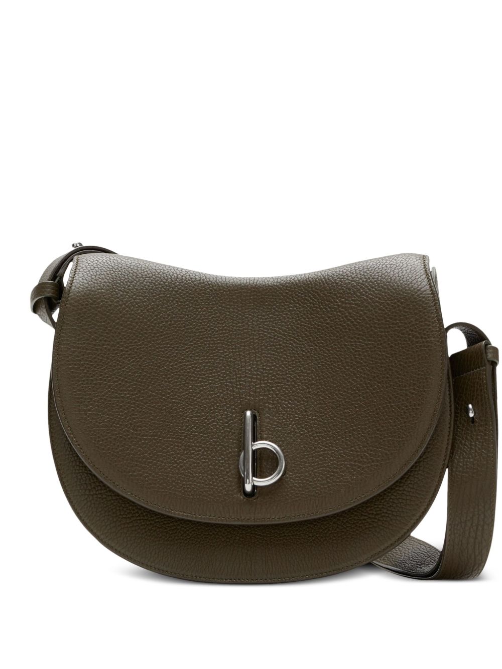 Burberry Rocking Horse 中号皮质斜挎包 - 绿色