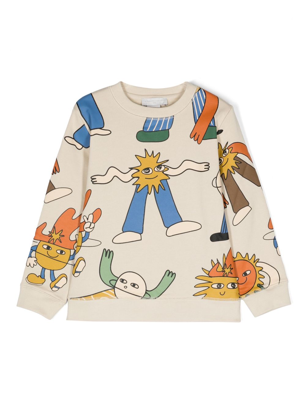 Stella McCartney Kids Cosmic Cowboy 棉卫衣 - 中性色
