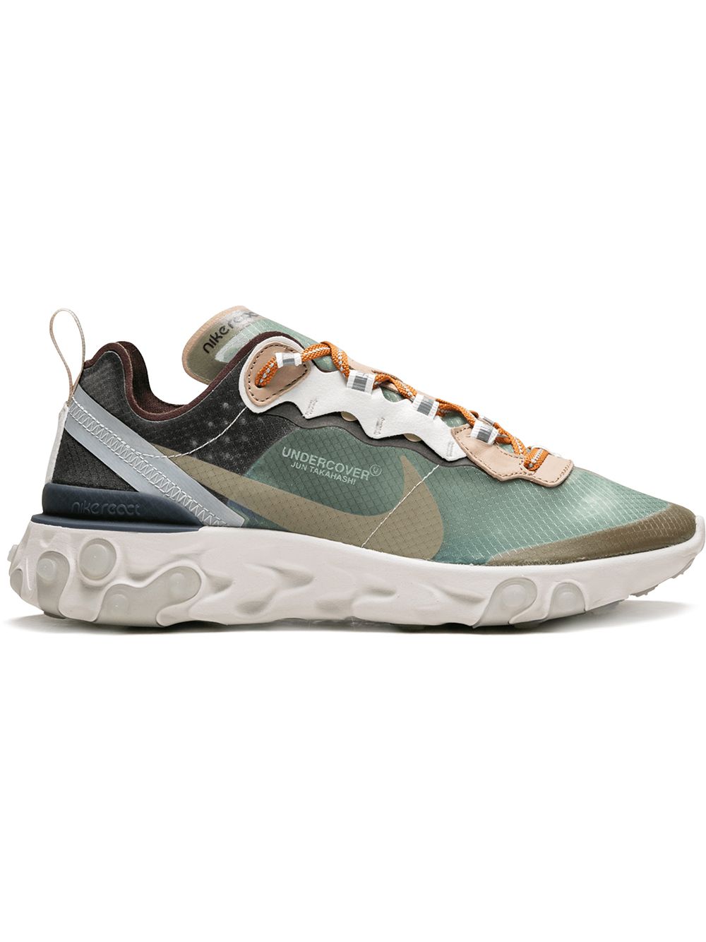 Nike Undercover X Nike React Element 87运动鞋 - 绿色