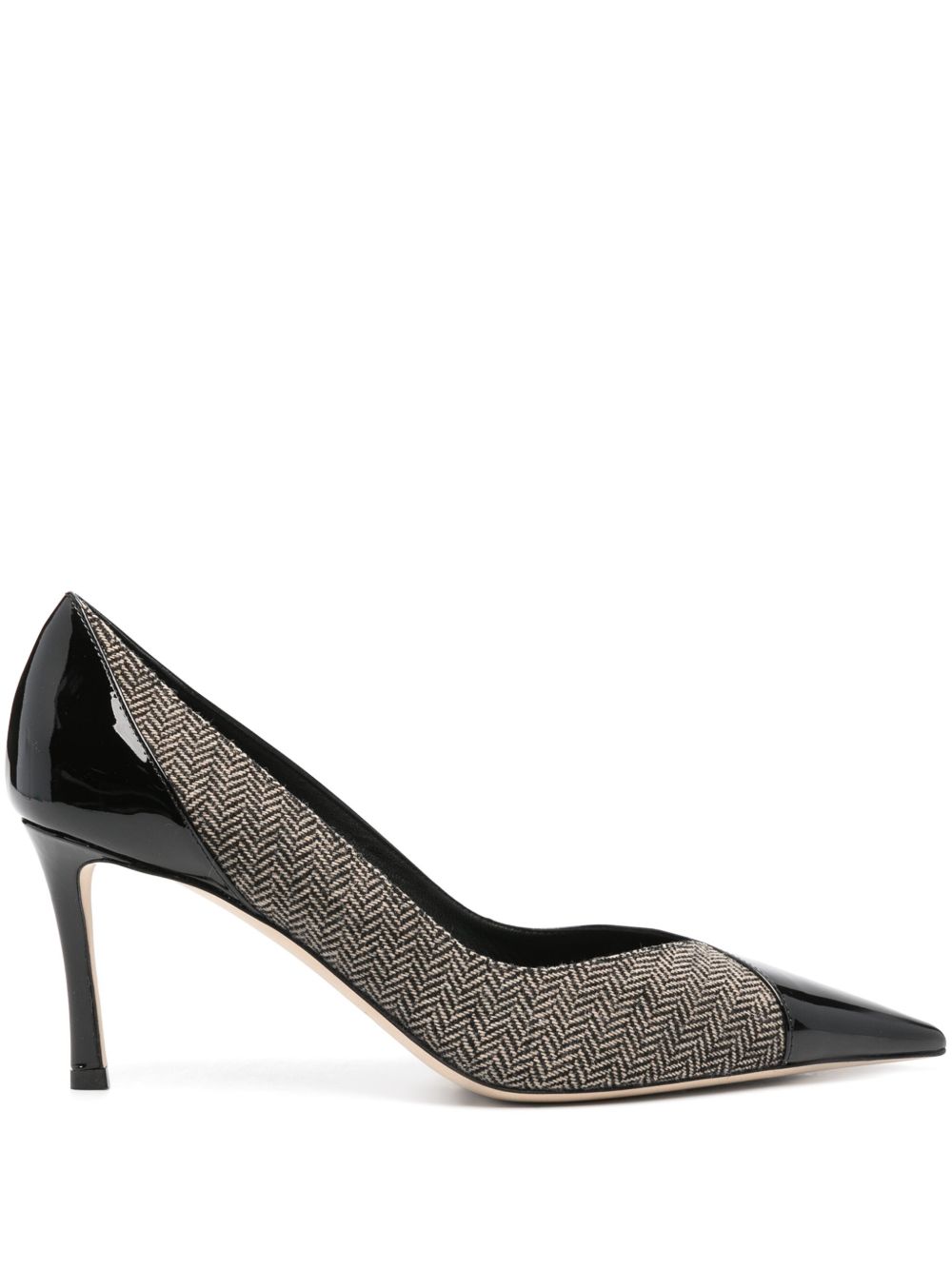 Jimmy Choo Cass 中跟鞋（7.5厘米） - 黑色