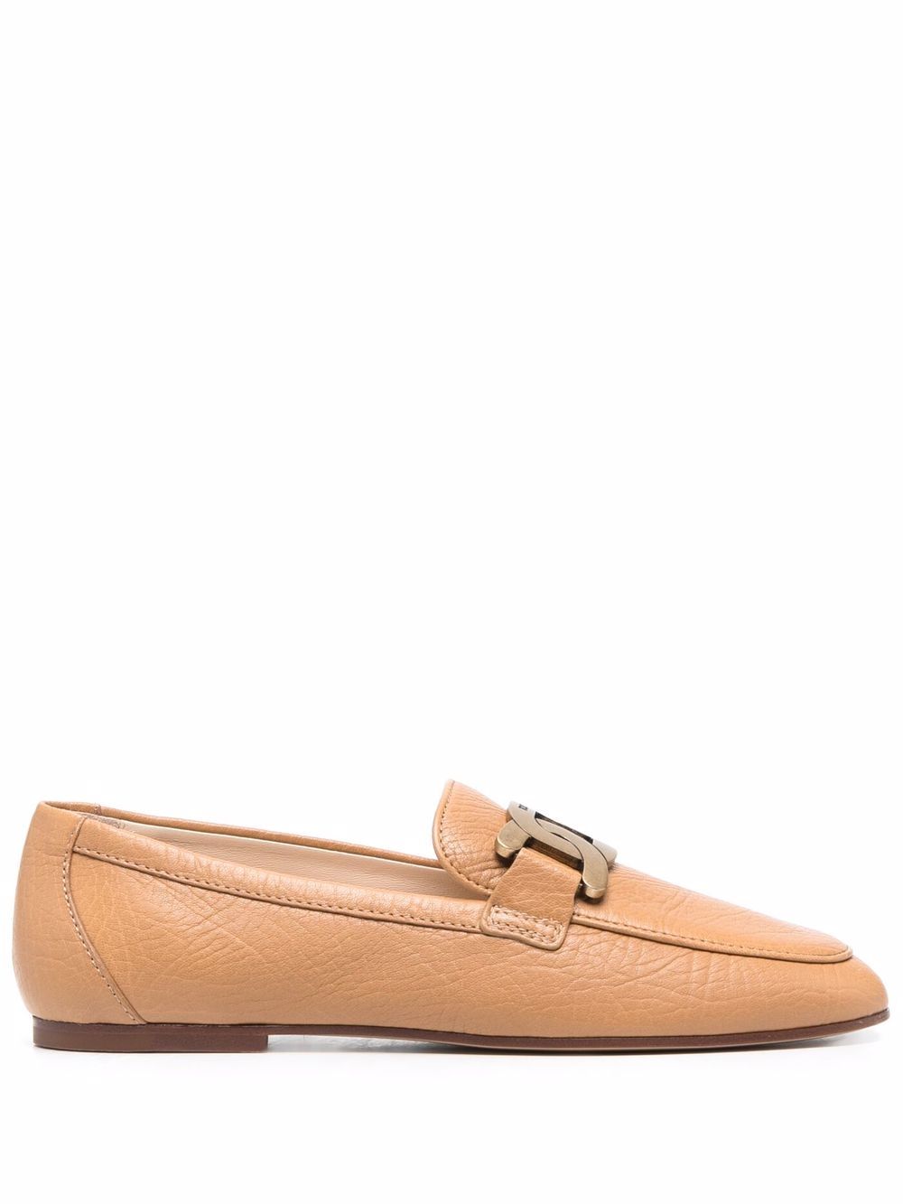 Tod's 托德斯 Kate 搭金链皮质乐福鞋 - 中性色