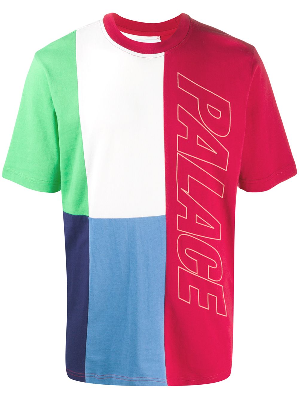 Palace Flaggin拼色T恤 - 红色