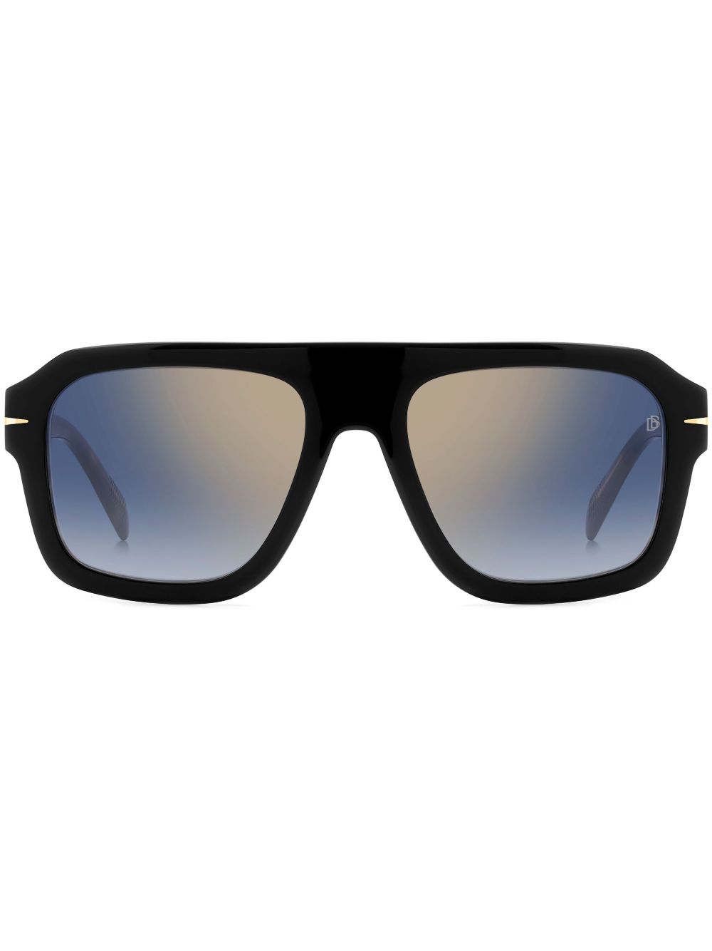 Eyewear by David Beckham 方框太阳眼镜 - 黑色