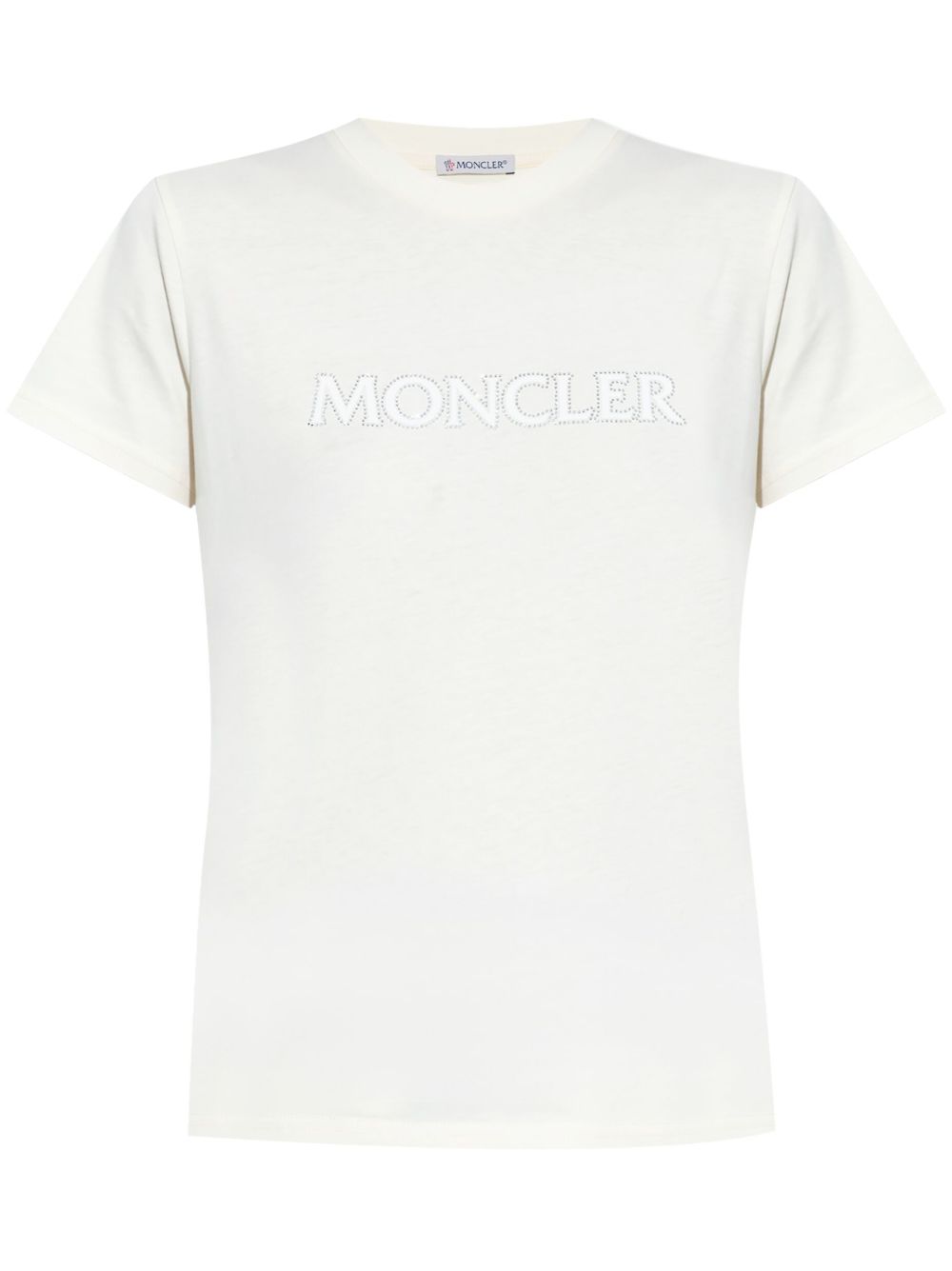 Moncler 晶饰logo T恤 - 中性色