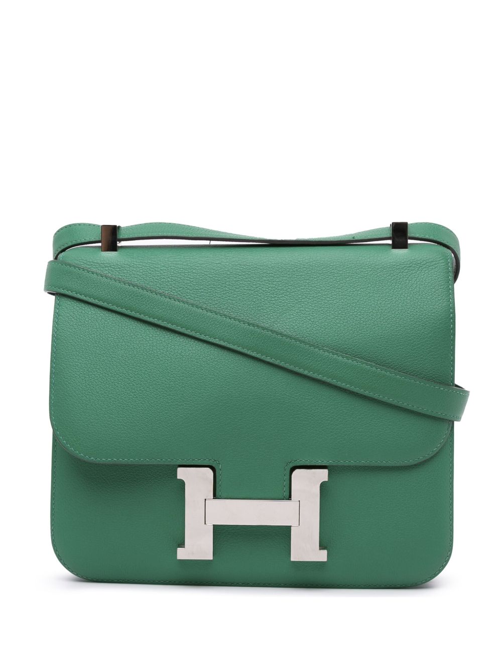 Hermès Pre-Owned Evercolour Constance 24 斜挎包（2018年典藏款） - 绿色