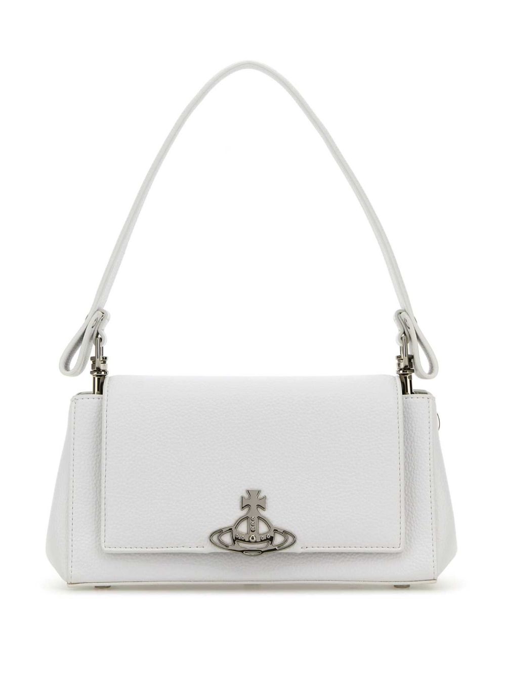 Vivienne Westwood Hazel 中号单肩包 - 白色
