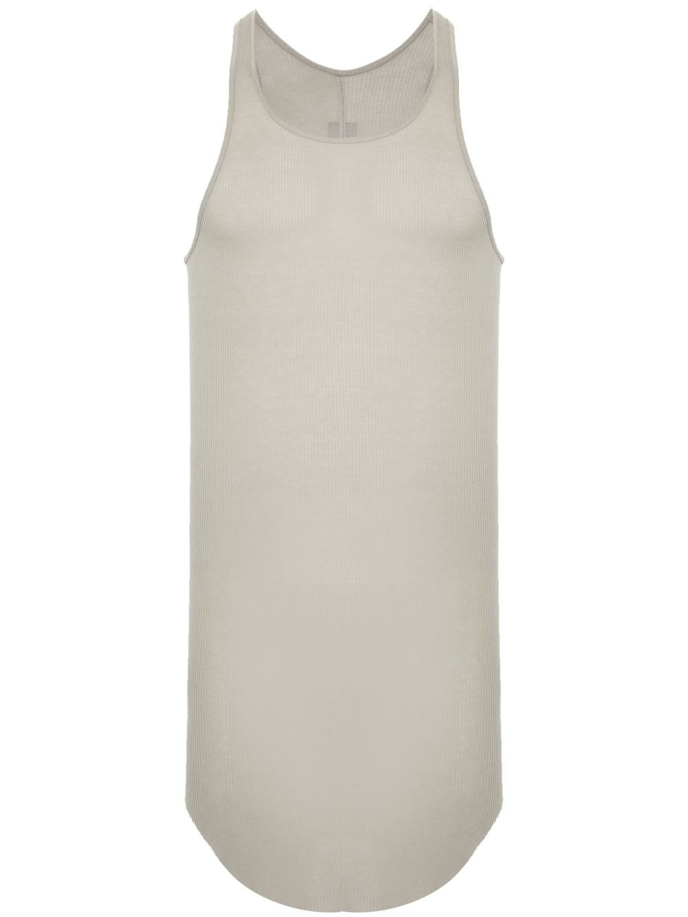 Rick Owens Basic 细罗纹坦克背心 - 灰色