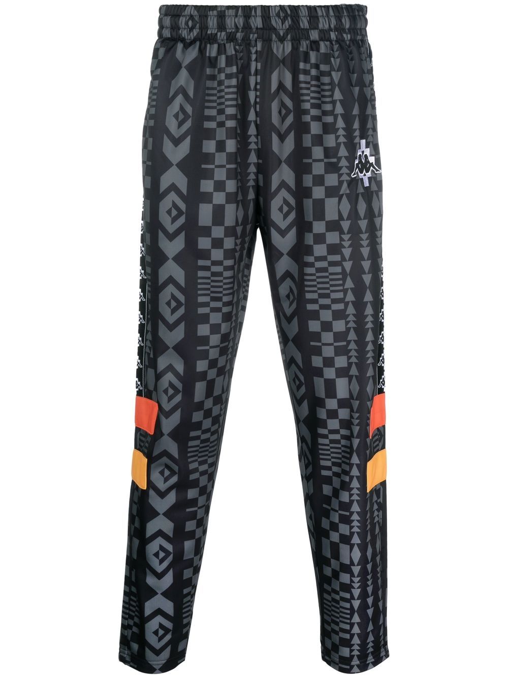 Marcelo Burlon County of Milan xKAPPA 标贴运动裤 - 黑色