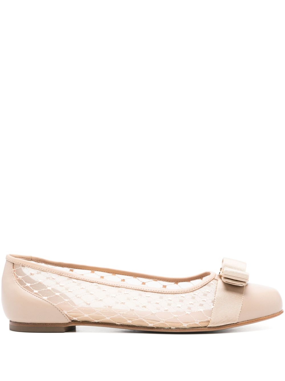 Ferragamo Varina ballet flat - 中性色