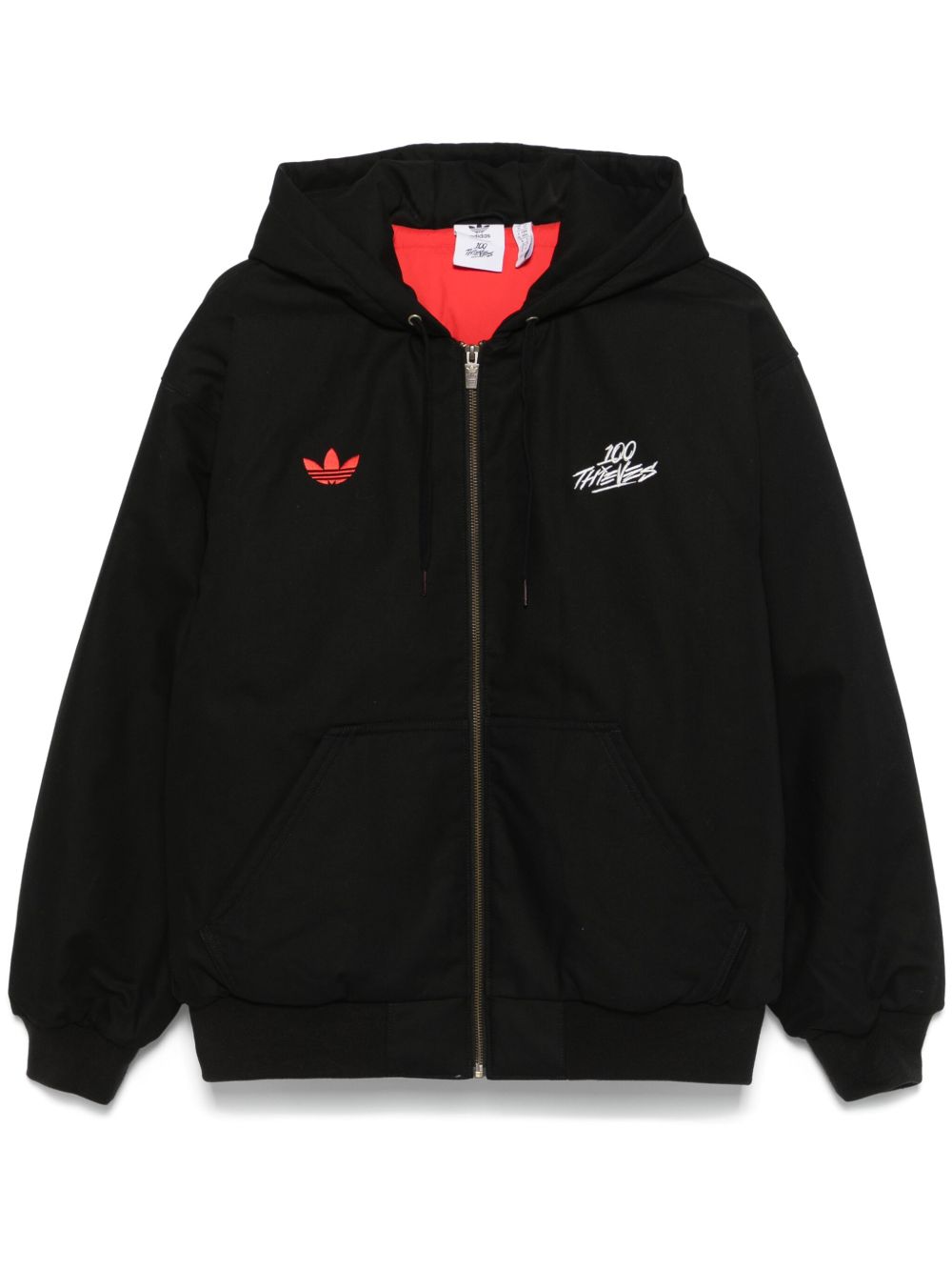 adidas x 100 Thieves 连帽夹克 - 黑色