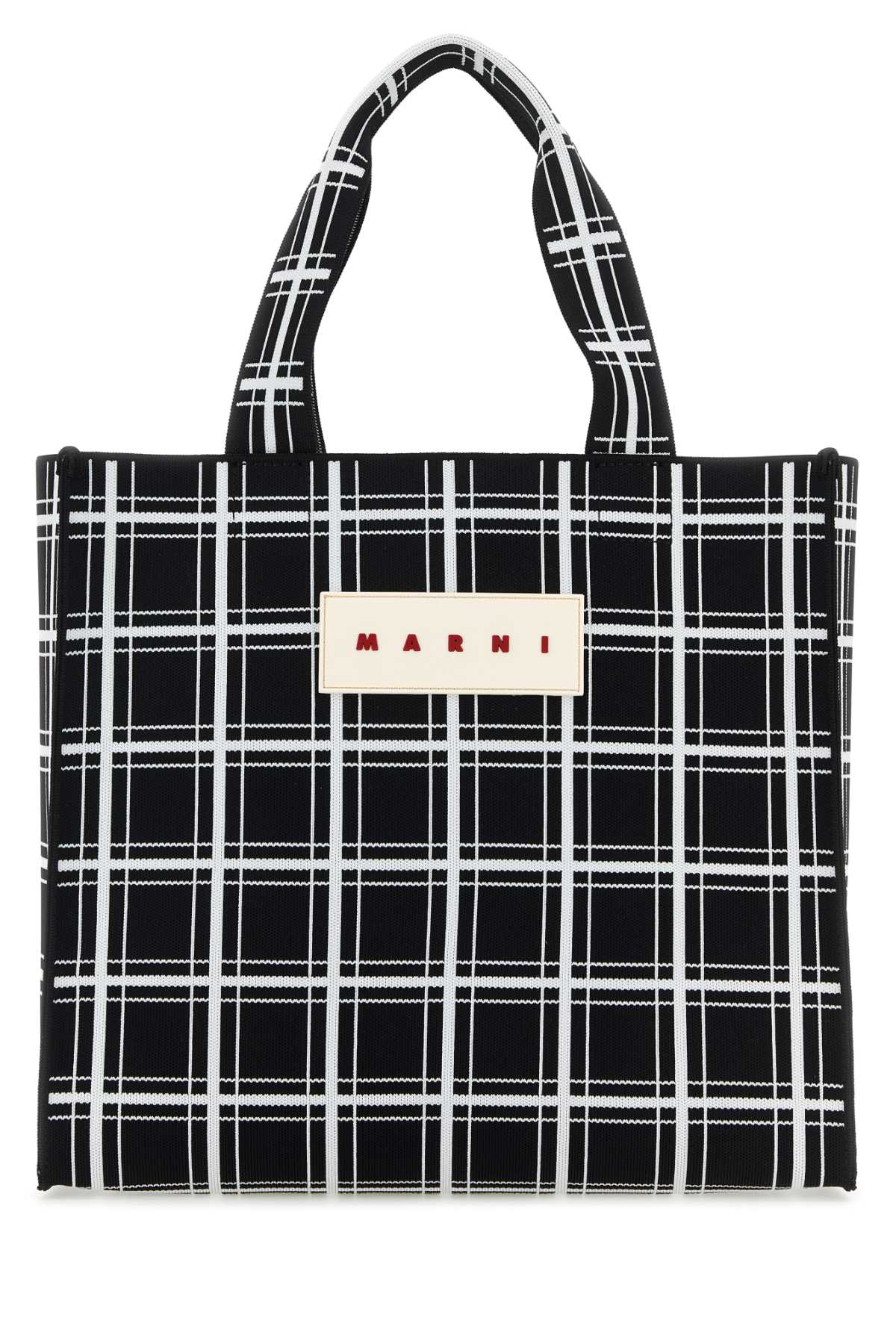 Marni Embroidered Jacquard Shopping Bag