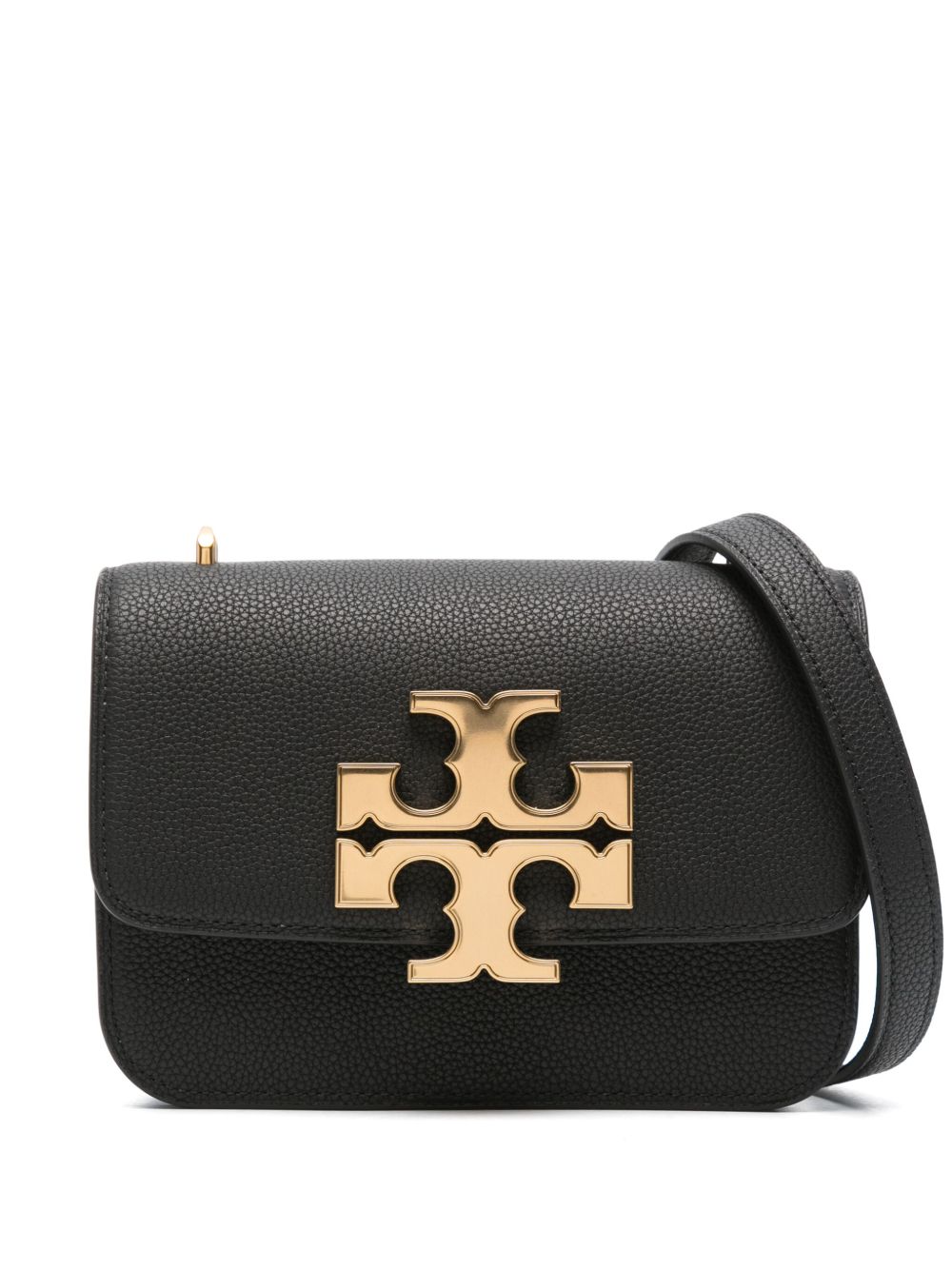 Tory Burch Eleanor 小号皮质斜挎包 - 黑色