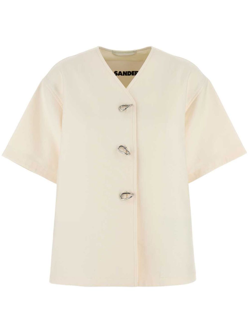 Jil Sander 经典棉夹克 - 白色