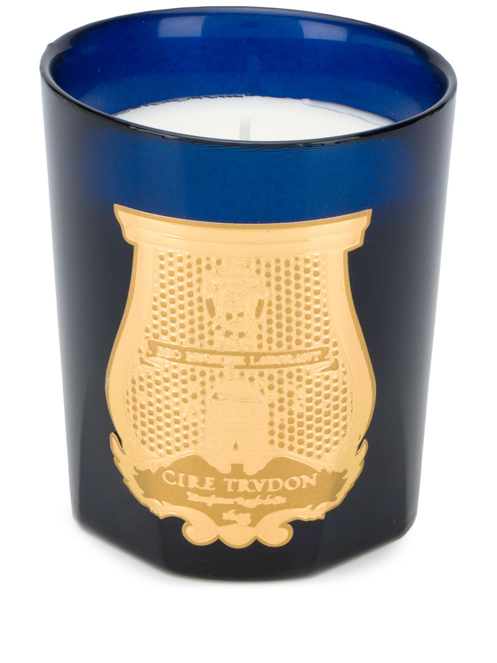 TRUDON logo玻璃罐蜡烛 - 蓝色