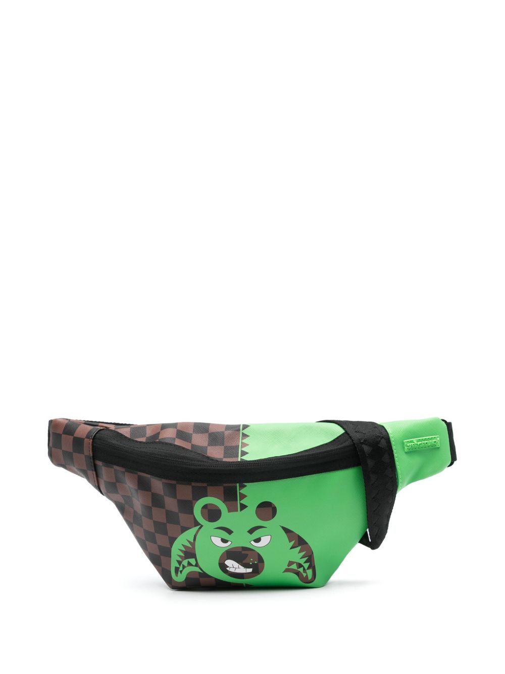 sprayground kid 小熊印花腰包 - 褐色