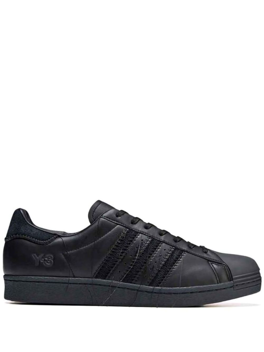 Y-3 Superstar 低帮运动鞋 - 黑色