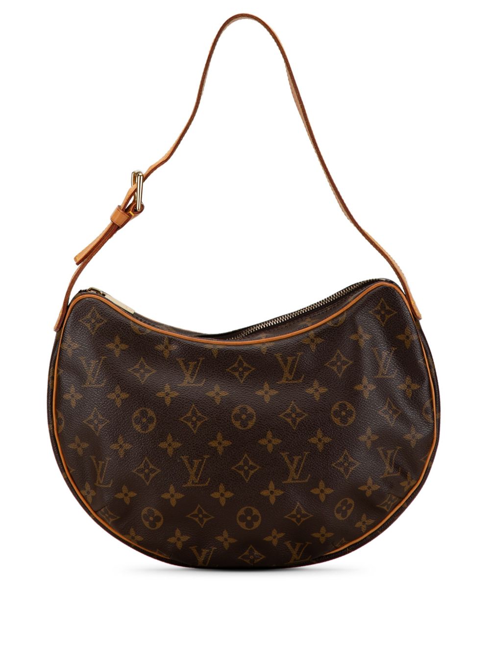 Louis Vuitton Pre-Owned Monogram Croissant MM 水饺包（2003年典藏款） - 褐色