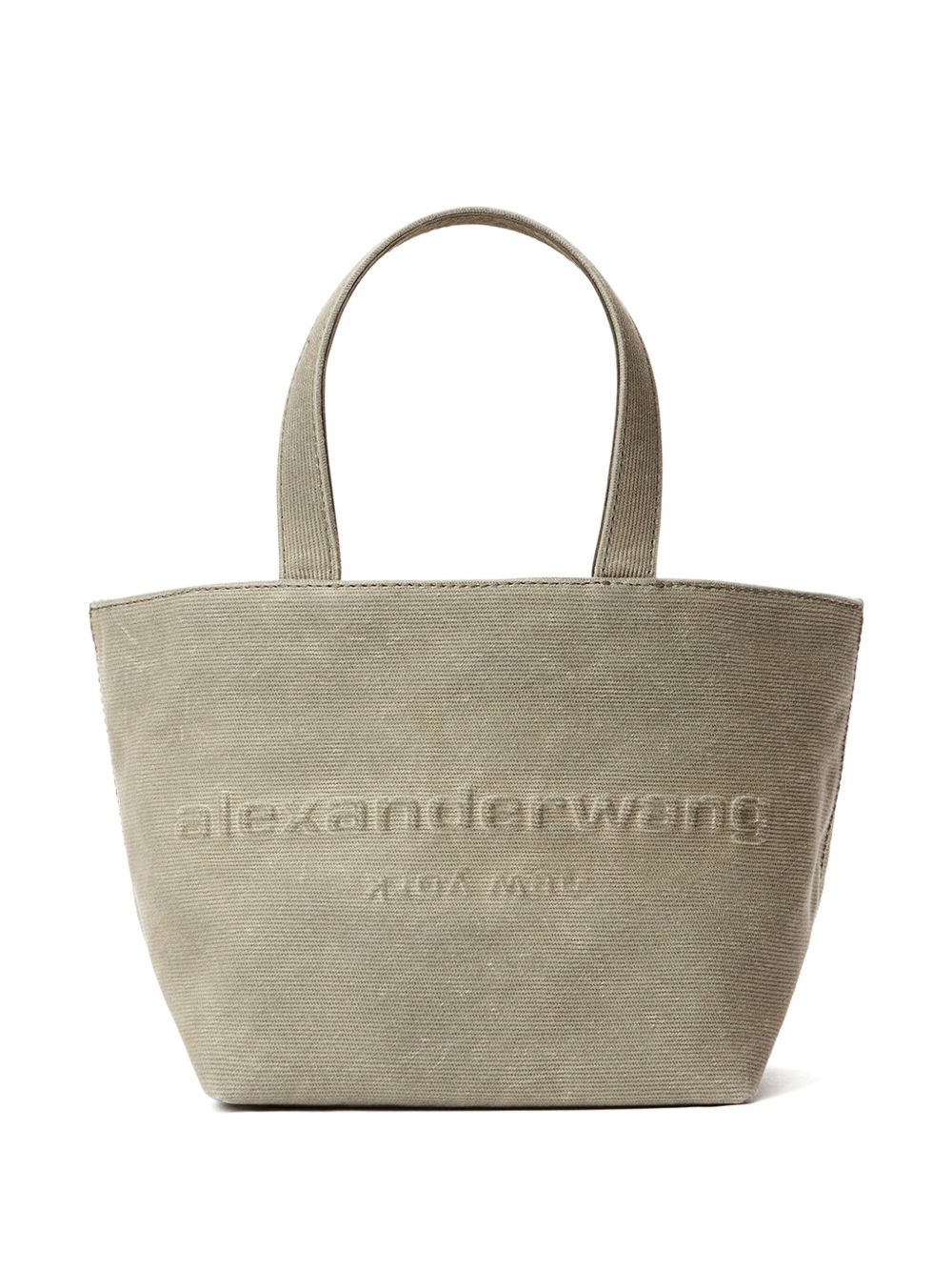 Alexander Wang Punch logo凹面压花小号手提包 - 中性色