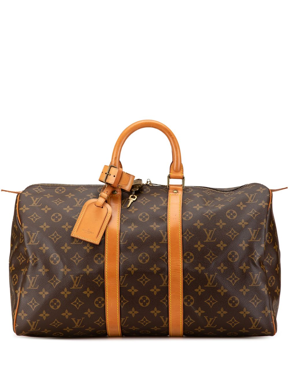 Louis Vuitton Pre-Owned 1980s Monogram Keepall 45 travel bag - 褐色