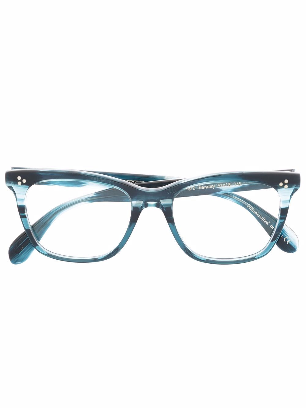 Oliver Peoples Penney 方形眼镜 - 蓝色