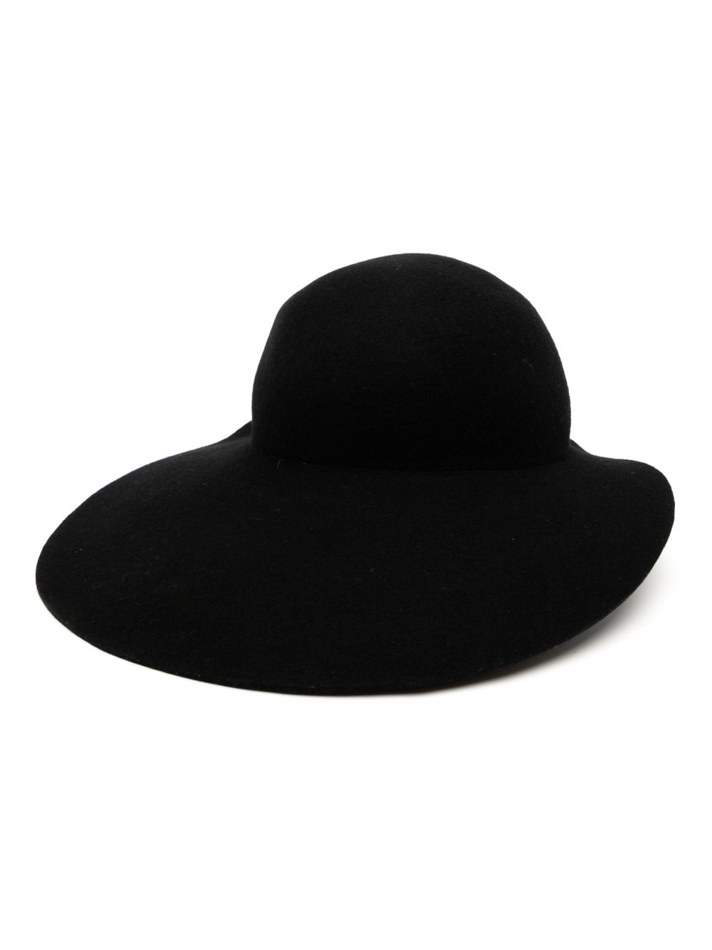 Yohji Yamamoto 羊毛礼帽 - 黑色