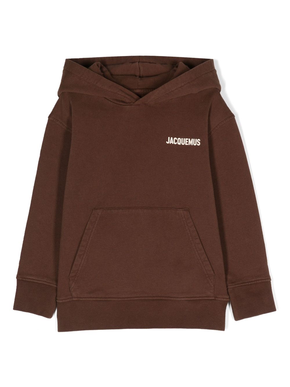 JACQUEMUS L'ENFANT logo印花连帽衫 - 褐色
