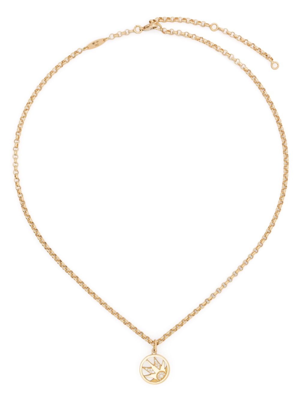 Loyal.e Paris 18K黄金 Charm Joie 钻石项链 - 金色