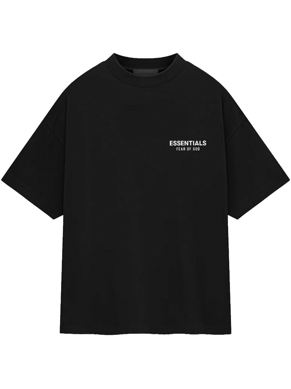 FEAR OF GOD ESSENTIALS 平纹针织圆领T恤 - 黑色
