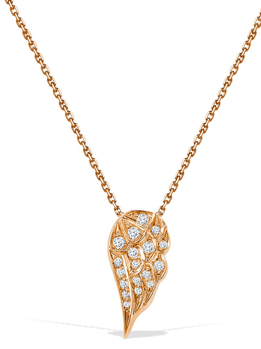 Pragnell Tiara 18K玫瑰金切面钻石吊坠 - 粉色
