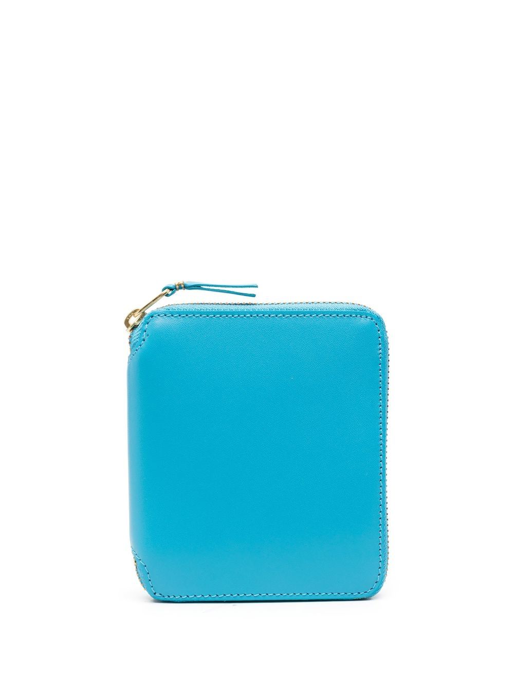 Comme Des Garçons Wallet Colour 皮质拉链钱包 - 蓝色
