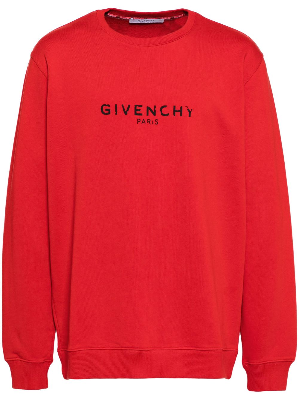 Givenchy logo印花卫衣 - 红色