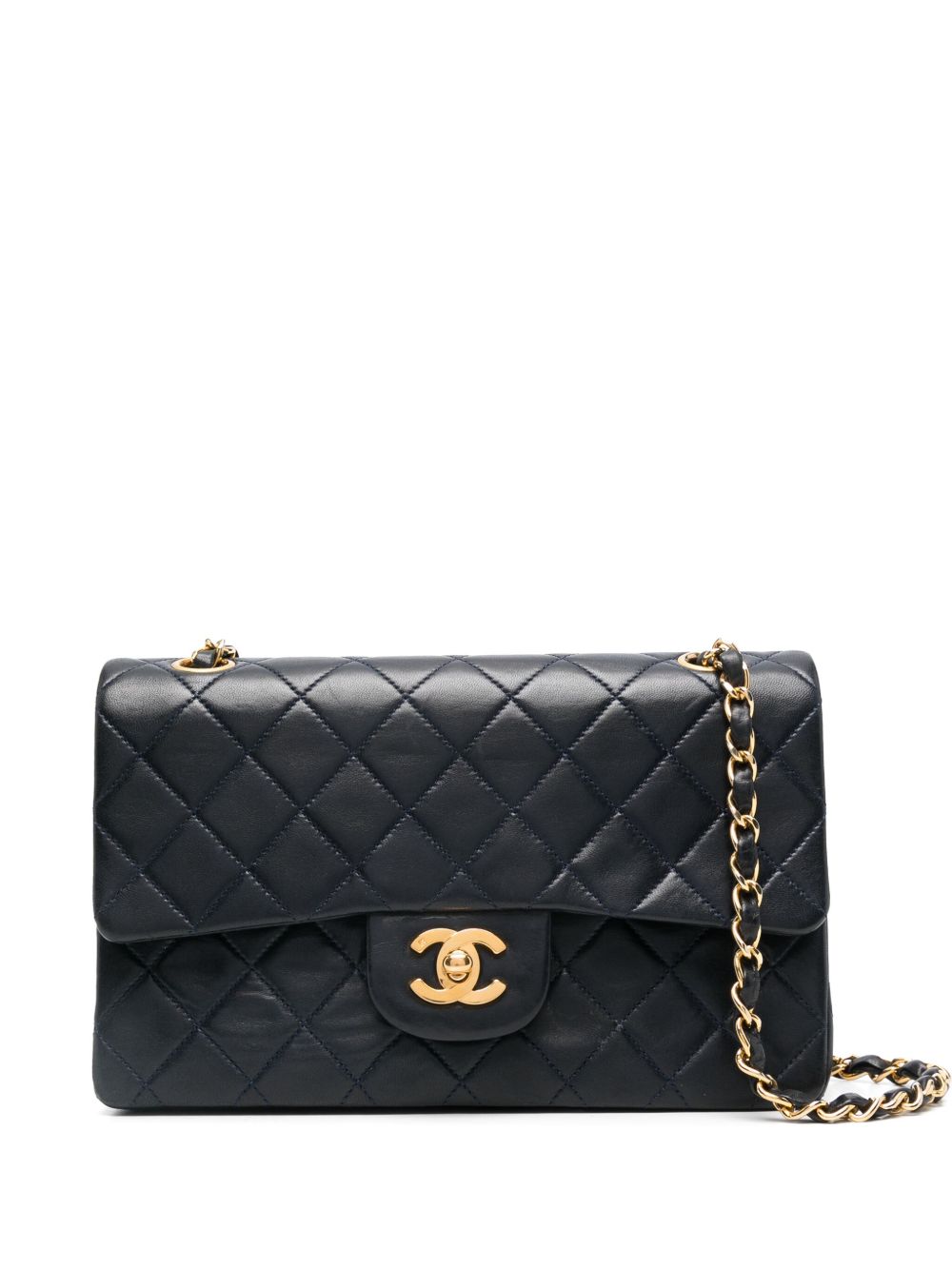 CHANEL Pre-Owned 2.55 单肩包（1989-1991年典藏款） - 蓝色