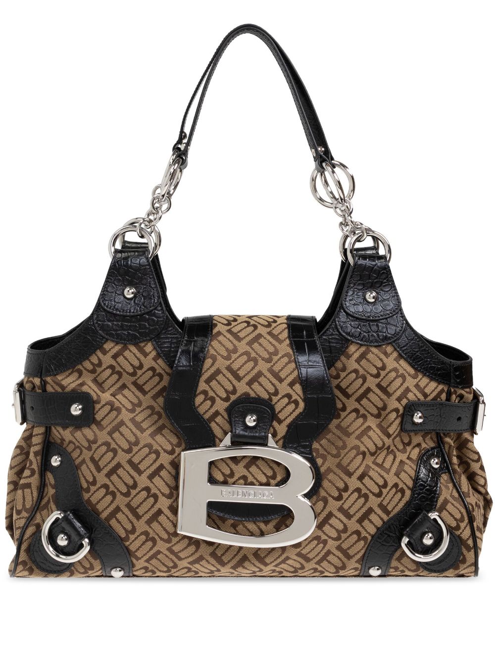 Balenciaga medium Essex shoulder bag - 褐色
