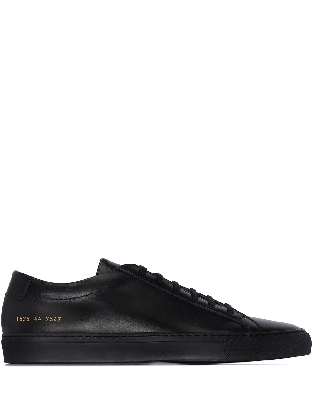 Common Projects Achilles 皮质低帮运动鞋 - 黑色