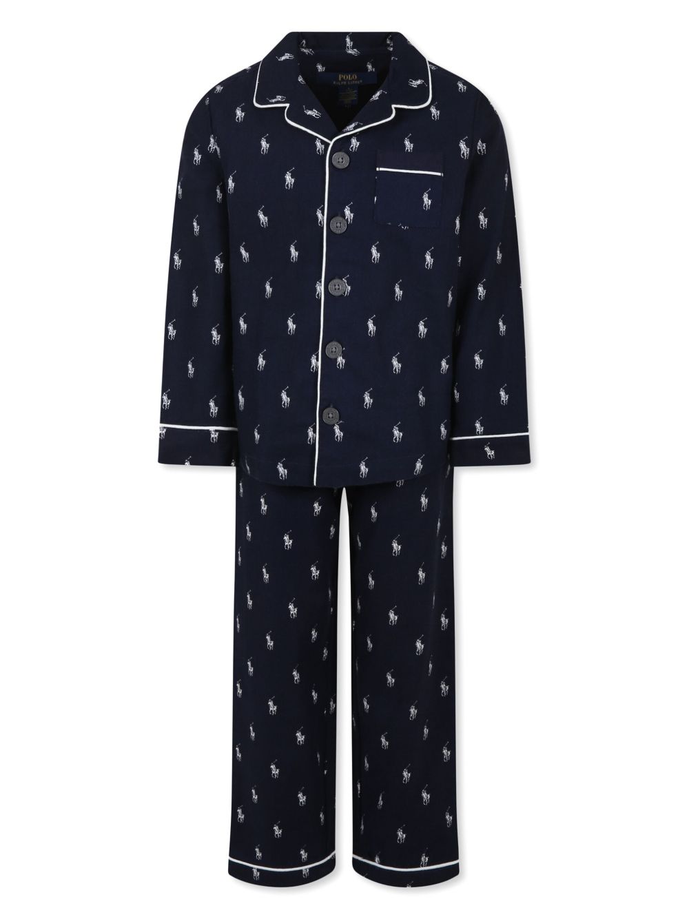 POLO RALPH LAUREN KIDS 睡衣套装 - 蓝色