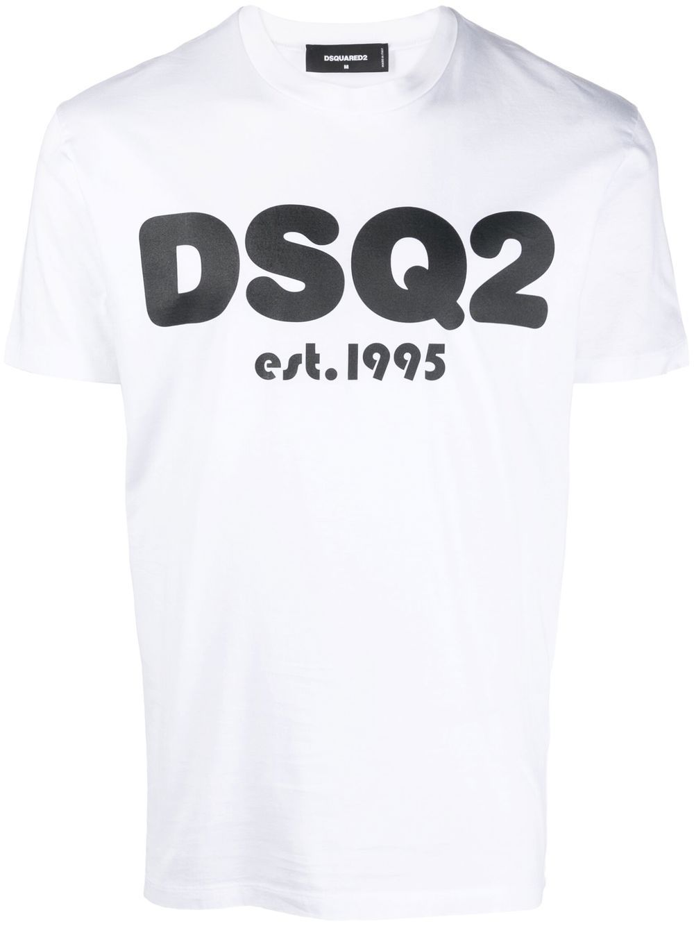 DSQUARED2 logo印花T恤 - 白色