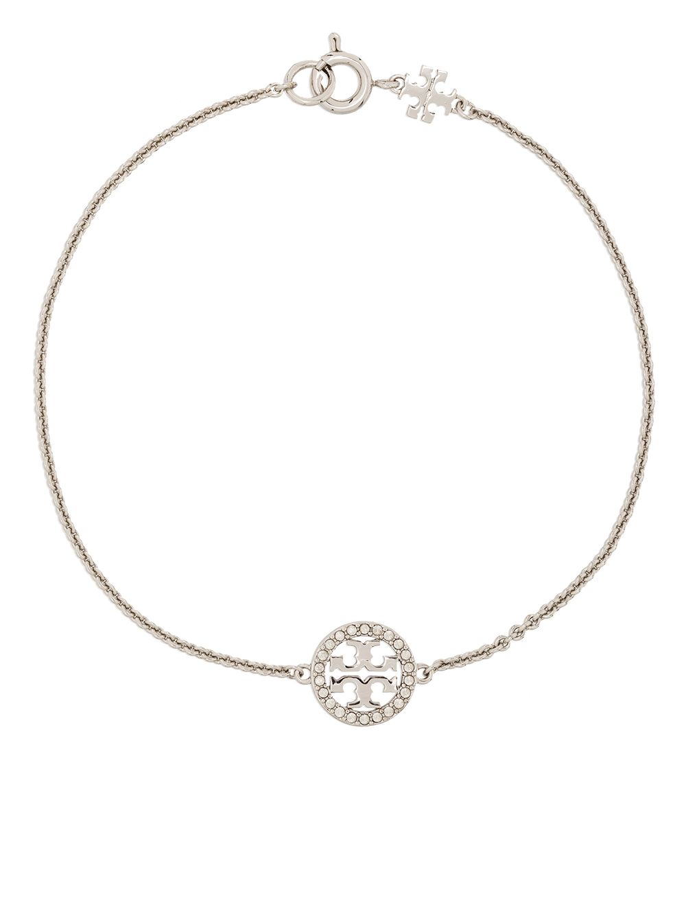 Tory Burch Miller 晶饰手链 - 金属色