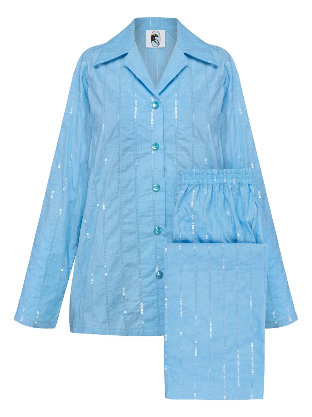 Sleeper Milky Way pyjama set - 蓝色
