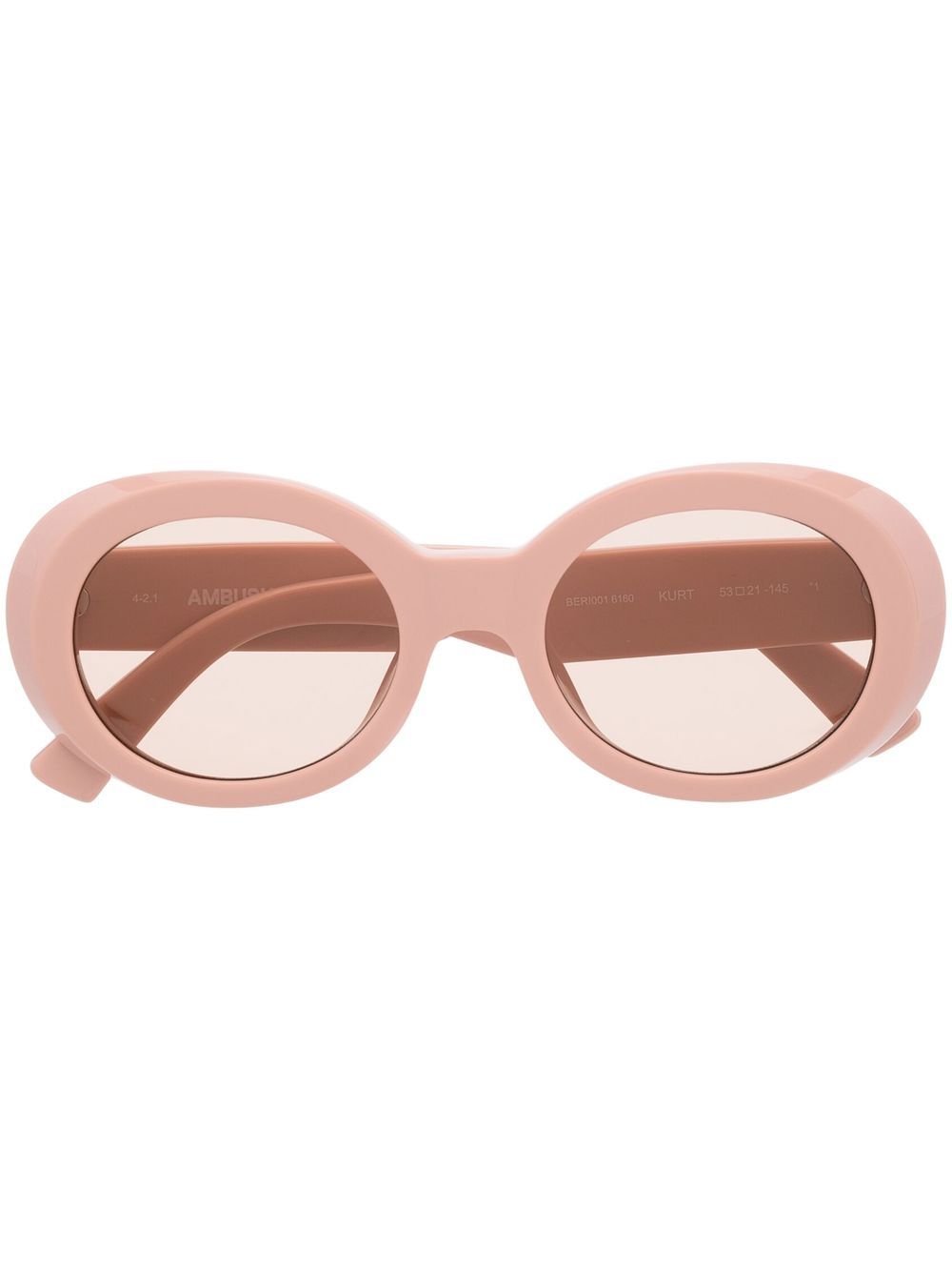 Ambush Eyewear Kurt 椭圆形镜框太阳眼镜 - 中性色