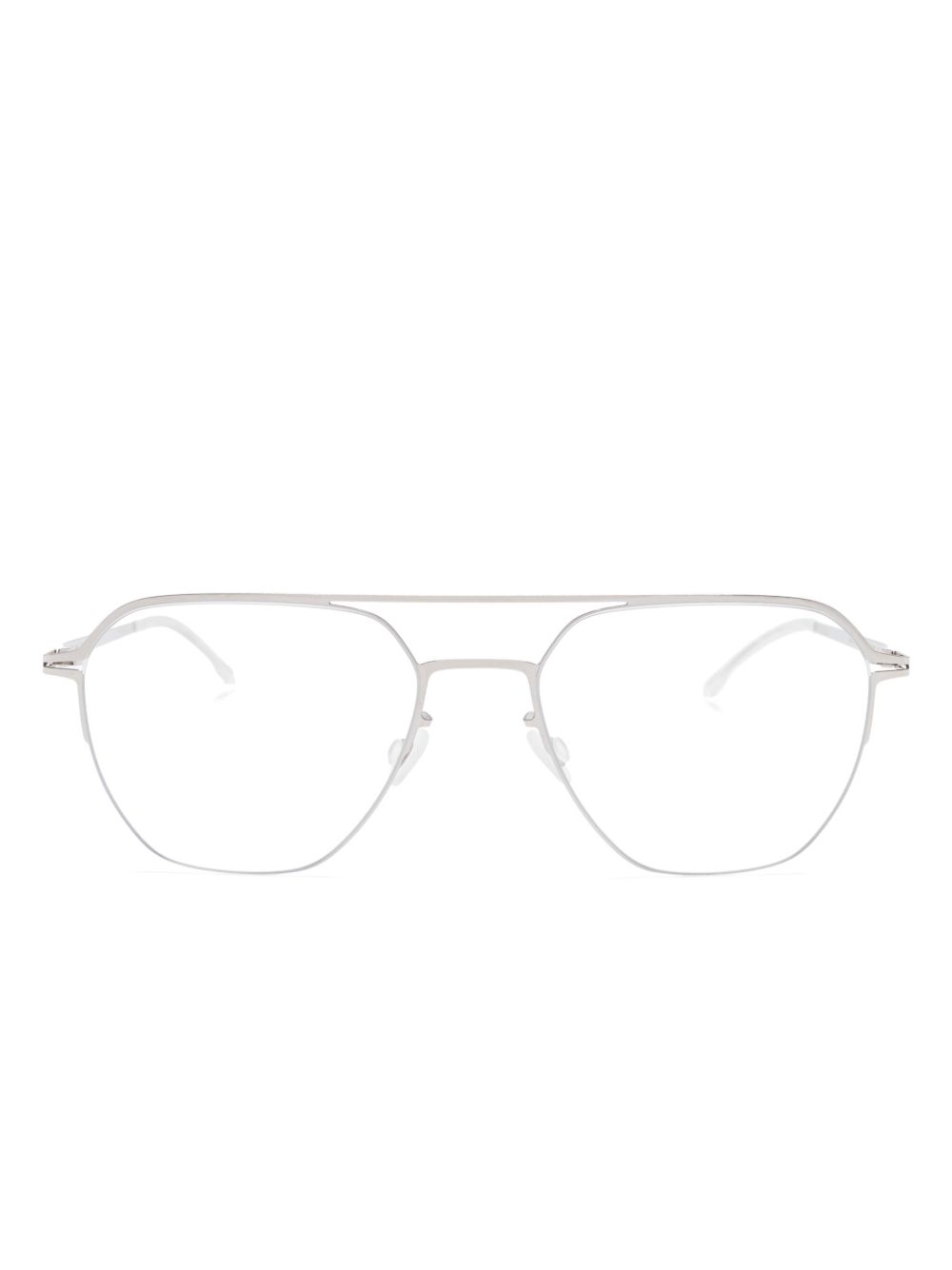Mykita 双鼻架眼镜 - 银色