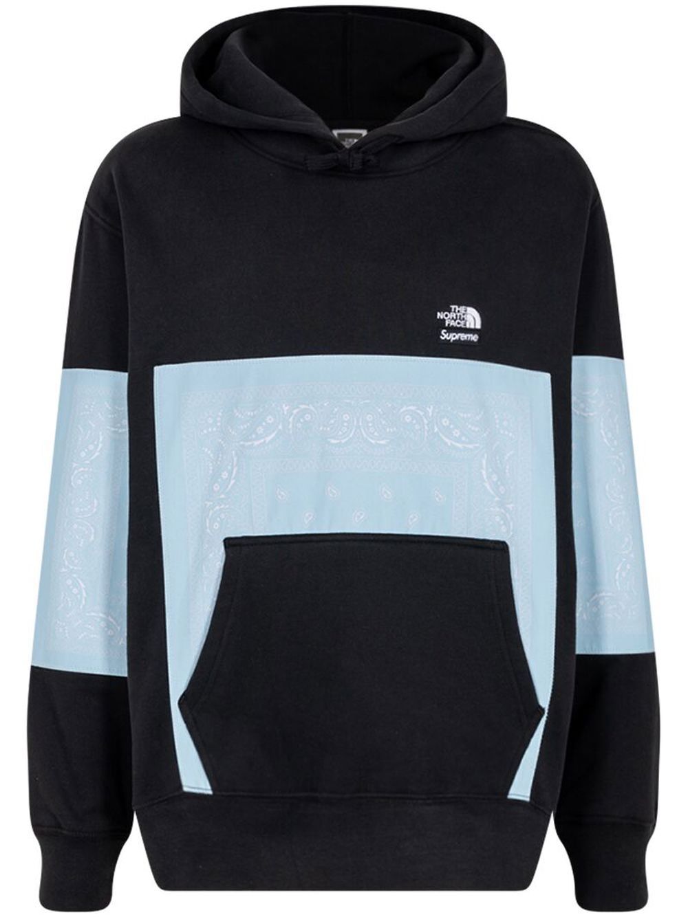 Supreme x The North Face 头巾印花连帽衫 - 黑色