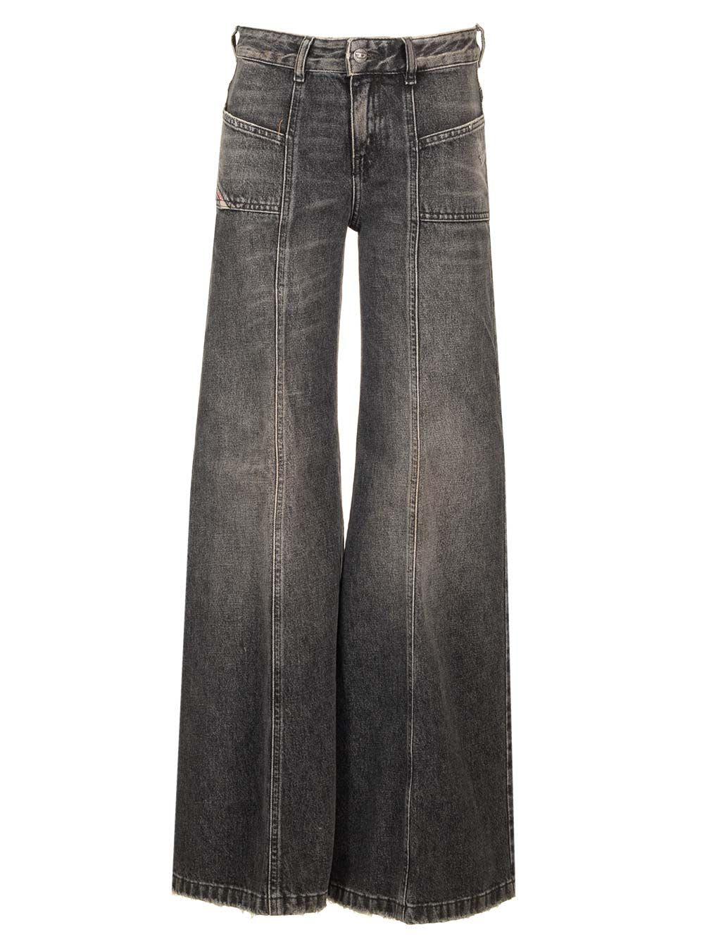 Diesel d-akii Flared Fit Jeans
