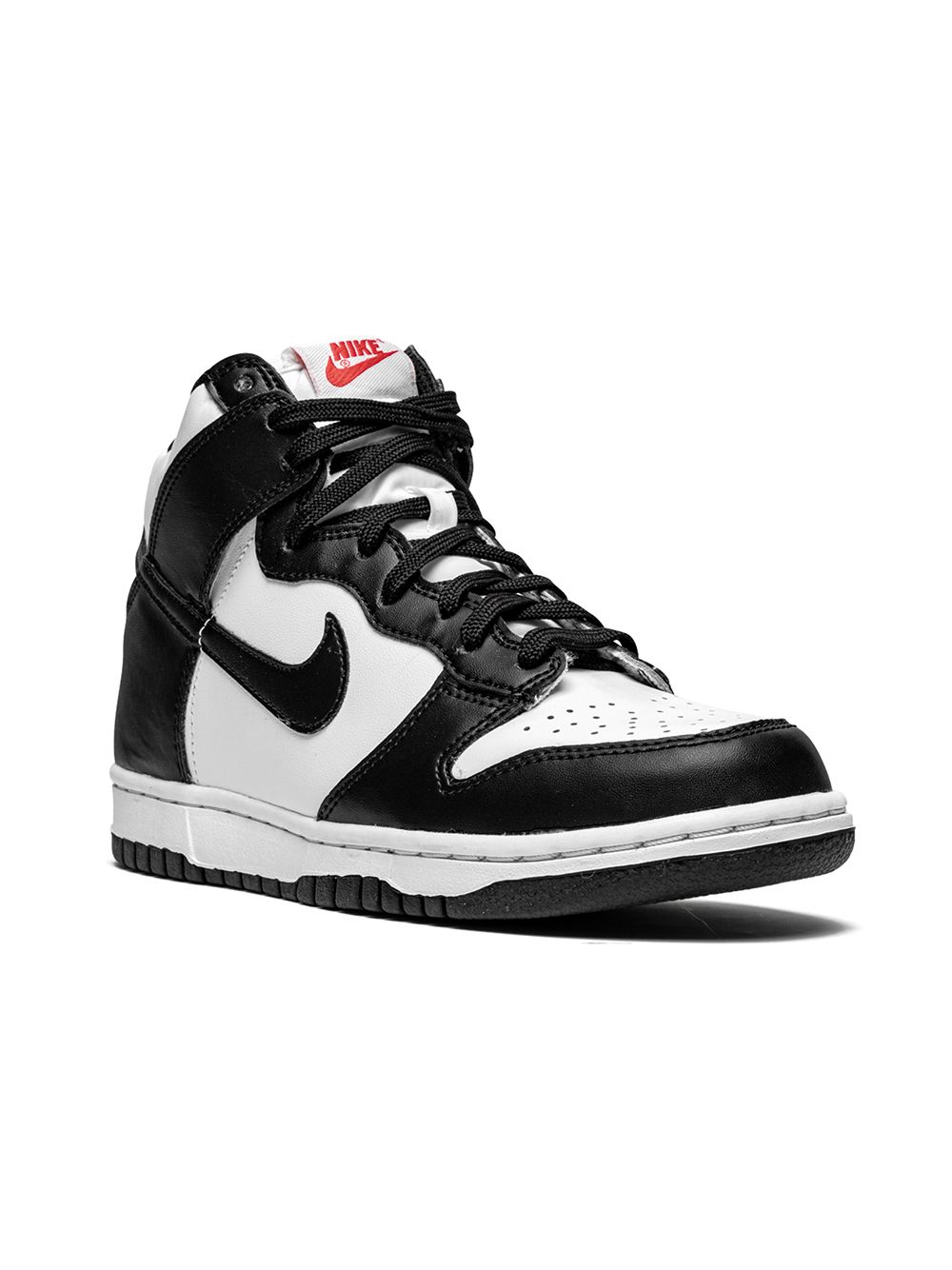 Nike Kids Dunk High 板鞋 - 黑色